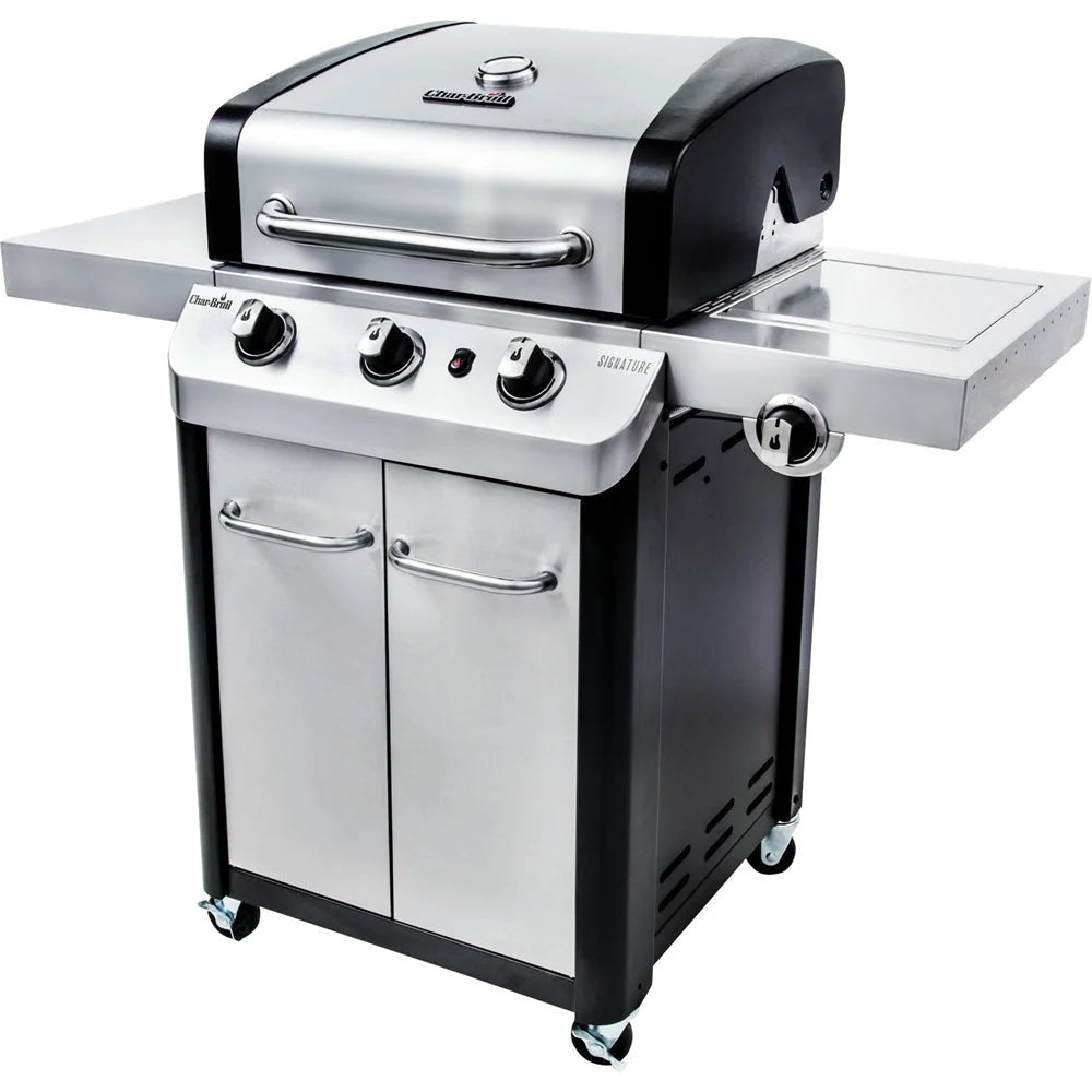 Char-Broil - Signature Gas Grill - Silver/black