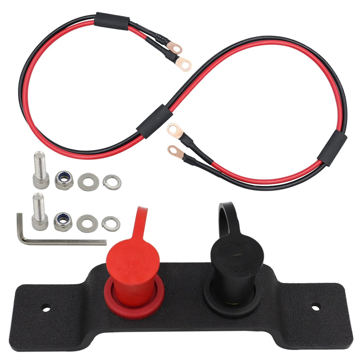 Battery Jump Post Starter Charging Cables Fit for x3 2 or 4 Seat Engines Travel Trailers Racing Cars
