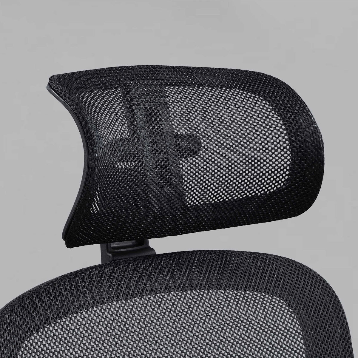 Mainstays Ergonomic Office Chair with Adjustable Headrest, Black Fabric, 275lb capacity
