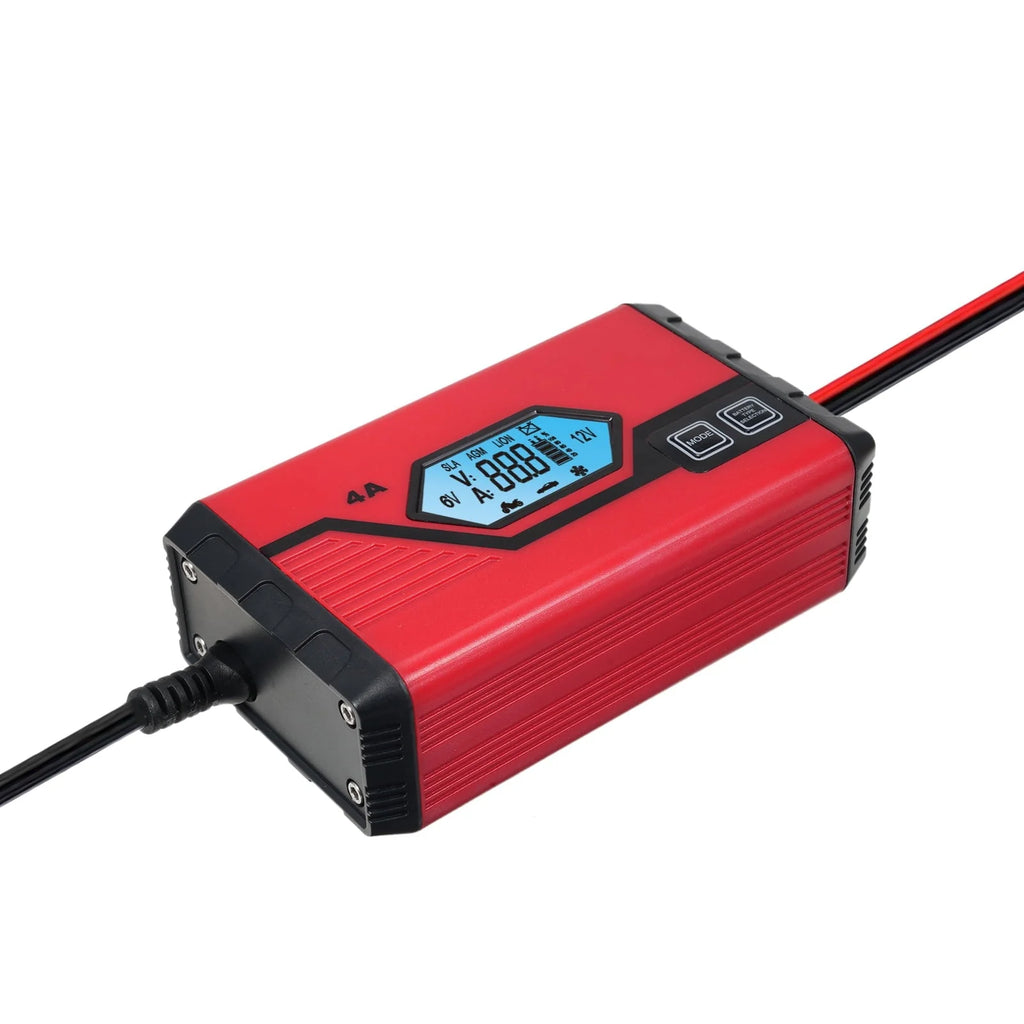 Spirastell Charger,Battery With Lcd Battery 4 Amp Screen Battery Maintainer With Lcd Screen Battery Maintainer Car 4 Amp 6v/12v Amp 6v/12v Battery Maintainer Car Atv Car Battery 4 Lcd Screen Battery