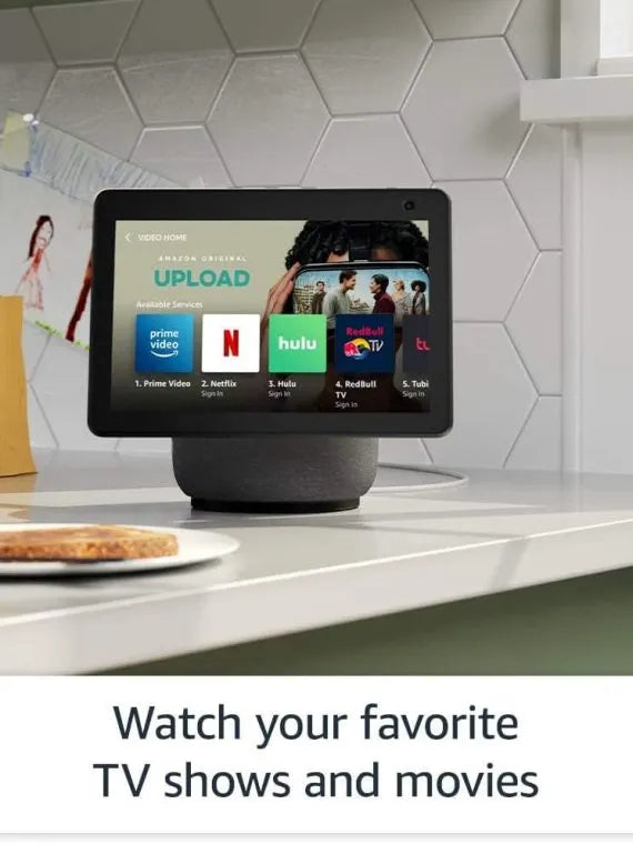 Echo Show 10 (3rd Generation) 10-inch Smart Display with Alexa – Charcoal