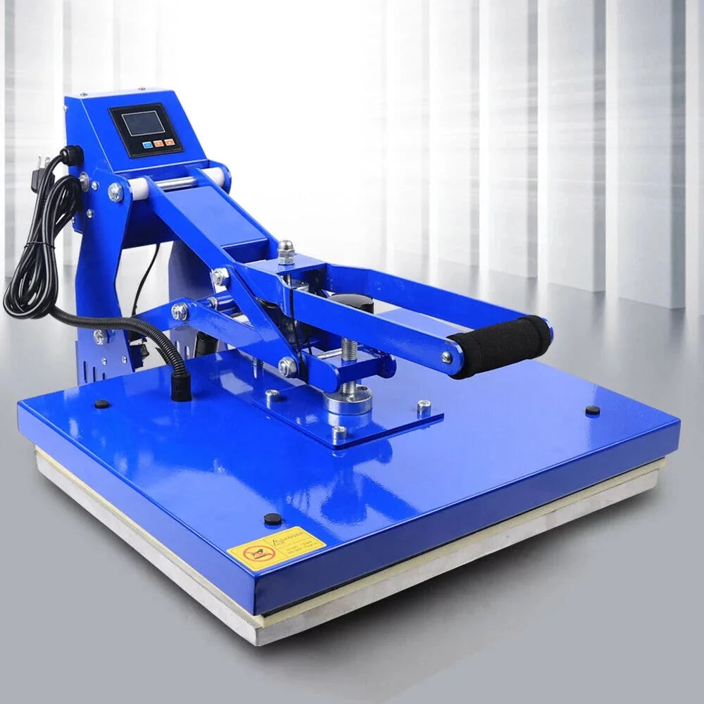 DENSET 1.4KW 16x20 Heat Press Machine hot stamping Auto Open Clamshell T Shirt Heat Press