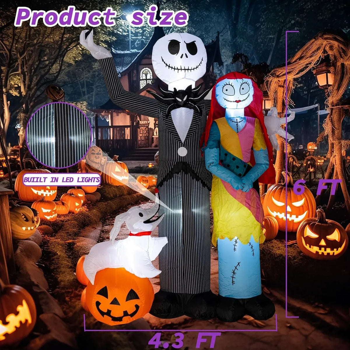 6Ft Halloween Decoration Outdoor Inflatable - Halloween Inflatable Decorations w