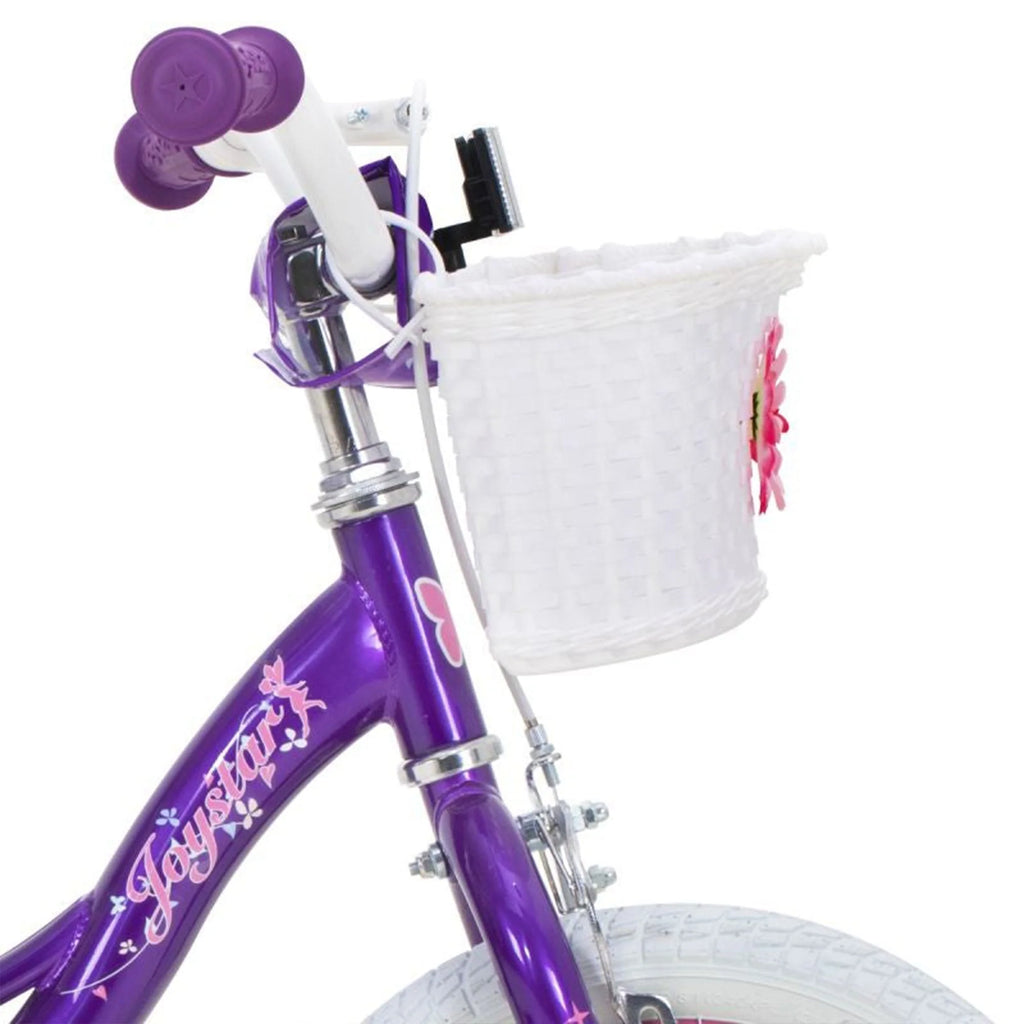 Fairy 16 Inch Kids Bike w/ Training Wheels for Ages 4 to 7, Purple (Open Box)