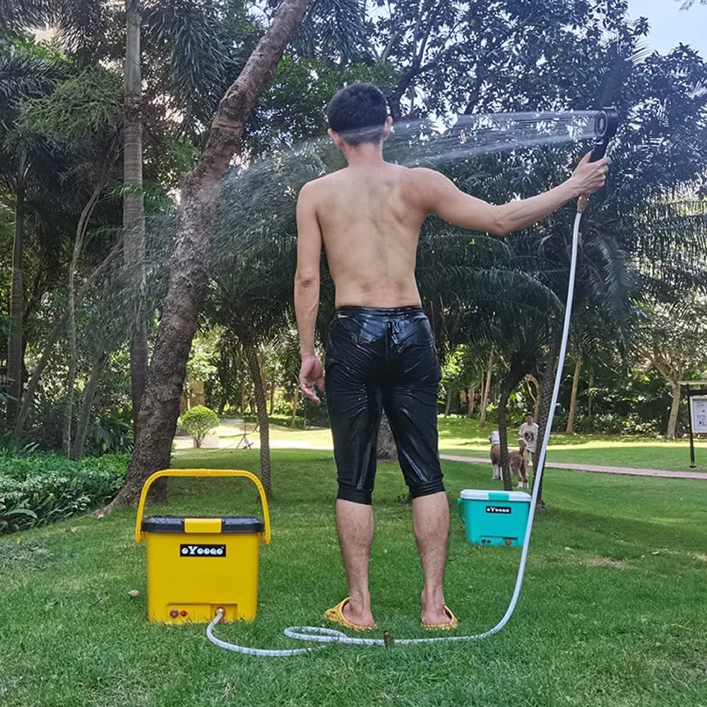 Portable Pressure Washer | 5 Gal Tank | 255 PSI | 45-Min Runtime | Versatile for Car Wash, Dog Bath, Home & Patio, & Portable Camping Shower | Durable Design for RV, Overland & Beach Adventures