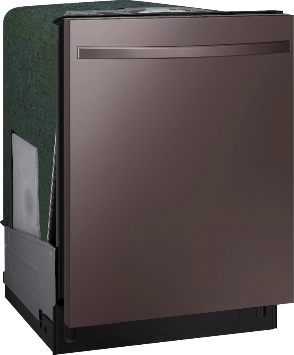 Samsung - StormWash 24 Top Control Built-In Dishwasher with AutoRelease Dry, 3rd Rack, 48 dBA - Tuscan stainless steel