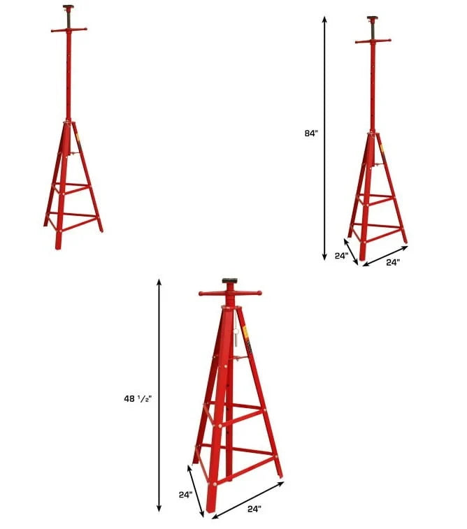 Stark USA Underhoist Tripod Stand, 2-Ton Capacity High Lift Jack Stand