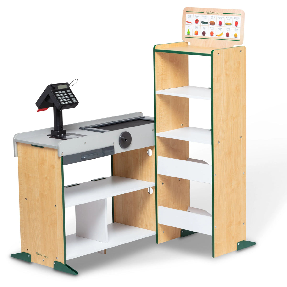 Melissa and Doug Freestanding Wooden Fresh Mart Grocery Store