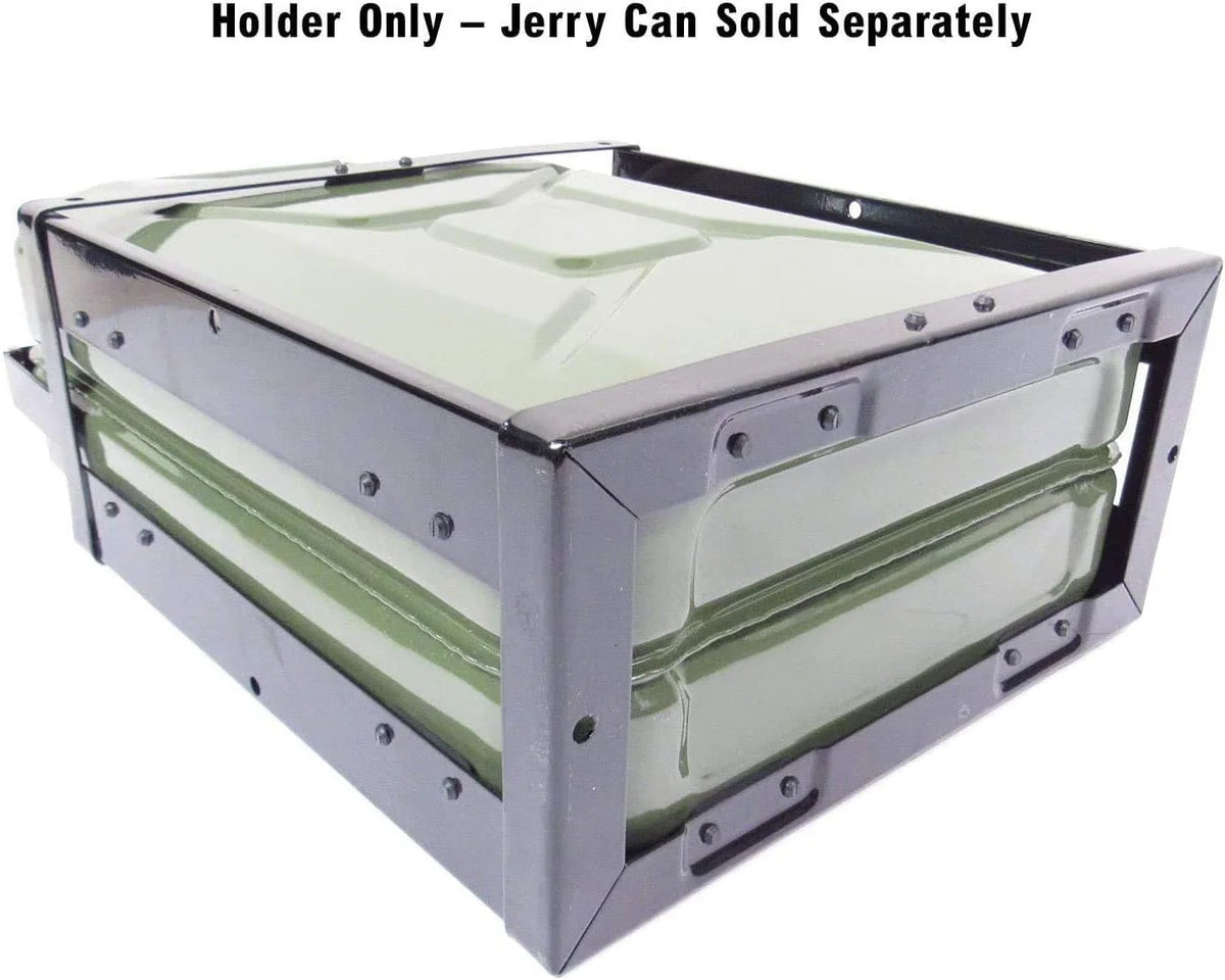 Wavian USA JC0020HV Authentic NATO Steel Jerry Fuel Can Holder Single (20 Litre), Black