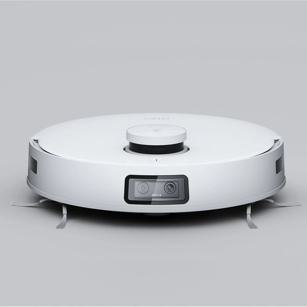 ECOVACS Robotics - DEEBOT T10+ Wi-Fi Connected Robot Vacuum & Mop with Auto Empty, Laser Mapping and AI Object Recognition and Avoidance - WHITE