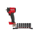 Milwaukee Pre-Sale 2854-20MET M18 FUEL 18V 3/8 Impact Wrench w/ 8 -PC Metric Sockets