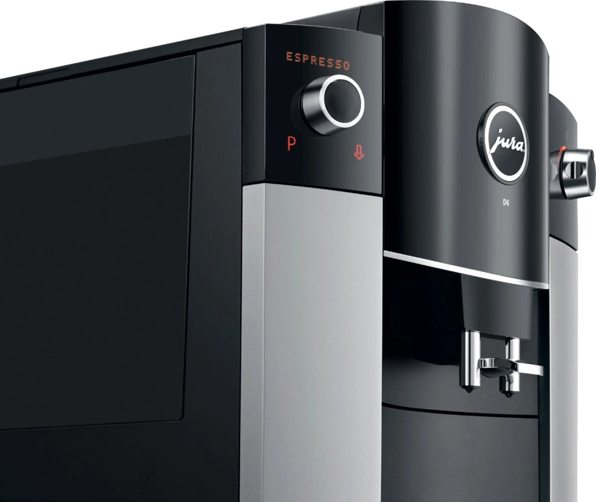 Jura - D6 Automatic Coffeemaker and Espresso Machine - Platinum