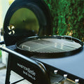 Slow 'N Sear® MasterKettle Charcoal Grill + Smoker - 22 Kettle Grill with Grill Cart and Built-in Side Table