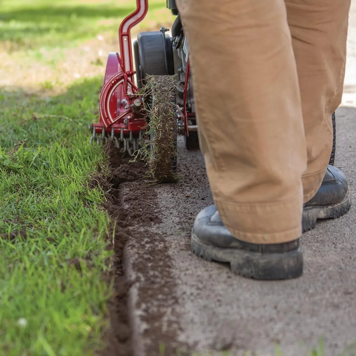 79cc 4-Cycle Walk-Behind Edger, Red/Black