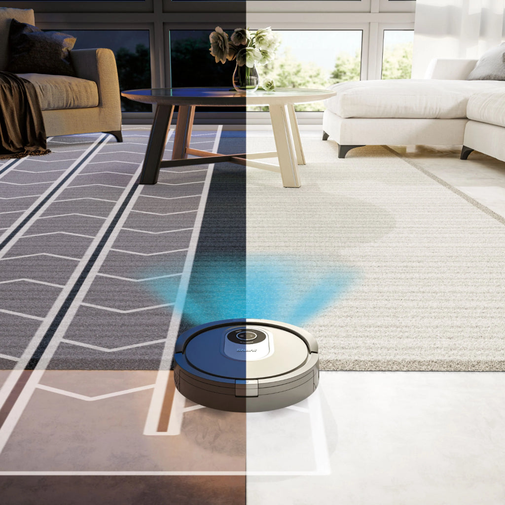 Shark - AI Robot Vacuum RV2001 with Self Cleaning Brushroll, Object Detection, Wi Fi - Gray