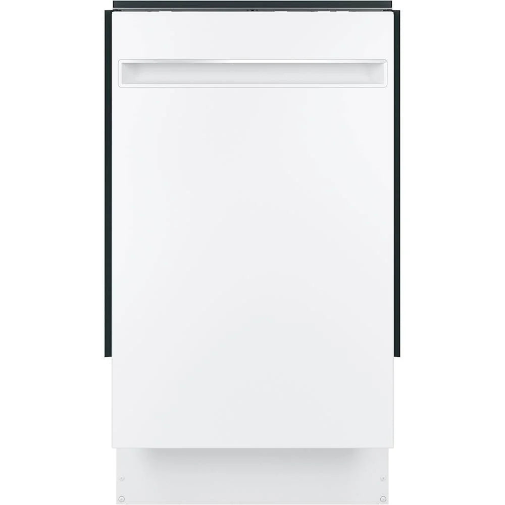 GE Profile - 18 Top Control Built-In Dishwasher with Stainless Steel Tub - White