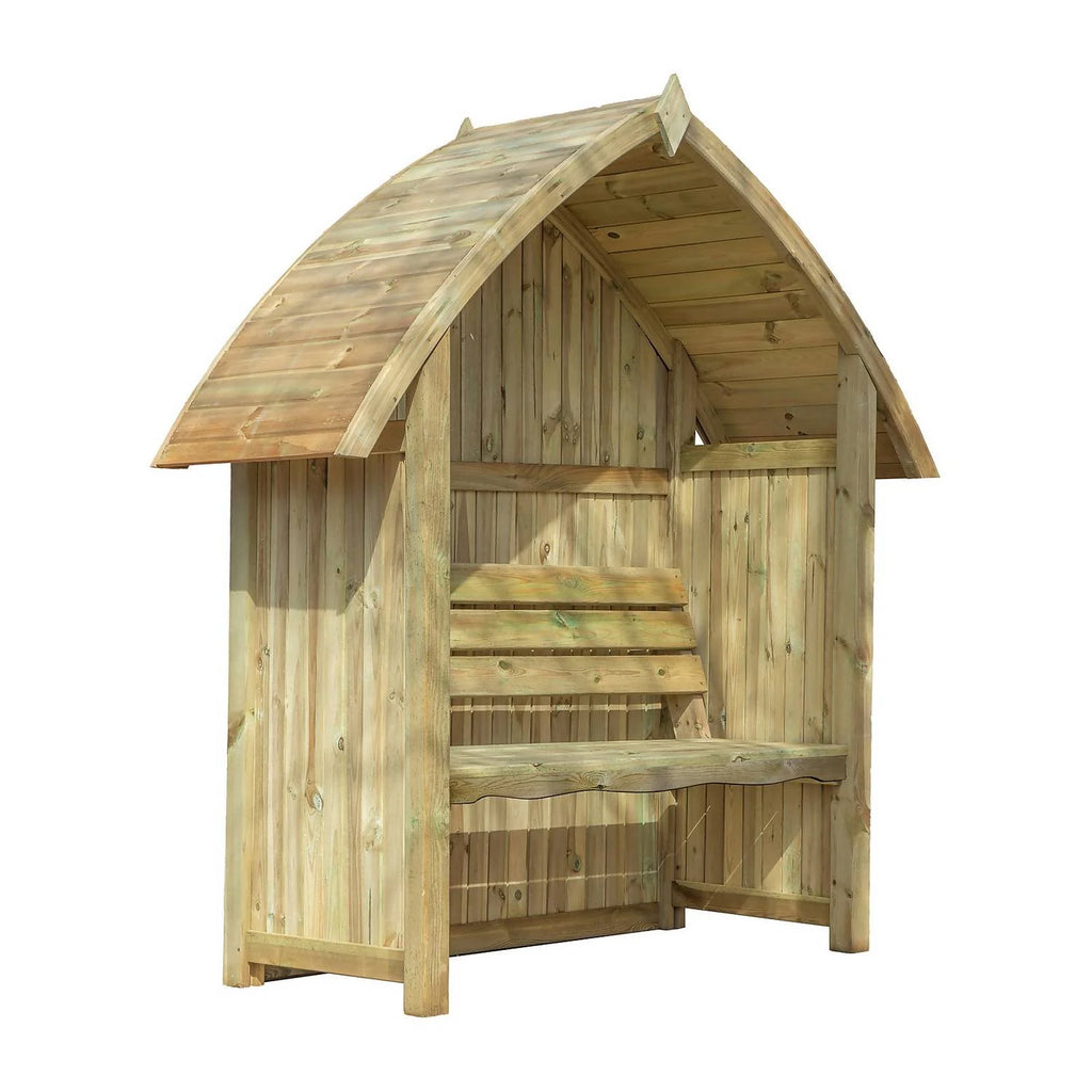Mercia Arch Top Seated Arbour