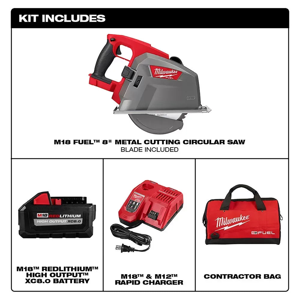 Milwaukee 2982-20 M18 FUEL 18V 8 Cordless Metal Cutting Circular Saw -Bare Tool