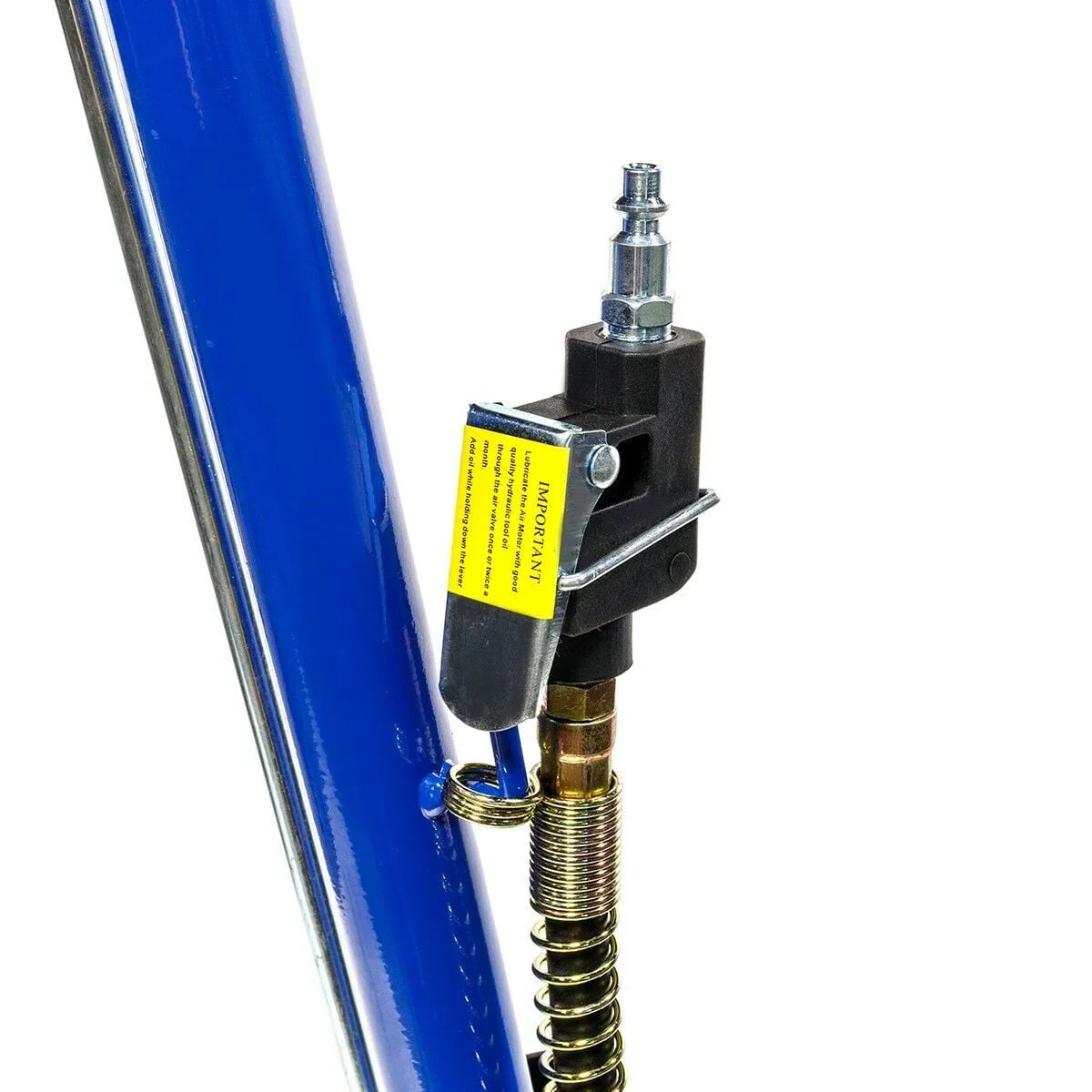 Pro-Series 22-Ton Air Hydraulic Floor Jack Car Wheel Floor Jack Capacity w/ (4) Extension Saddle Set, Blue
