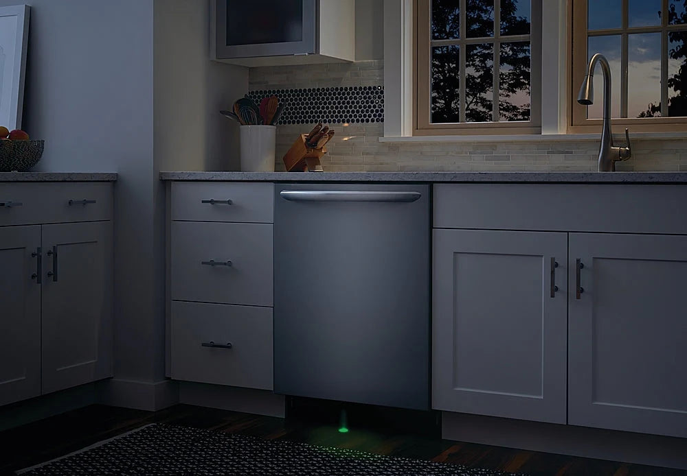 Frigidaire - Gallery 24 Top Control Tall Tub Built-In Dishwasher with Stainless Steel Tub - Stainless steel