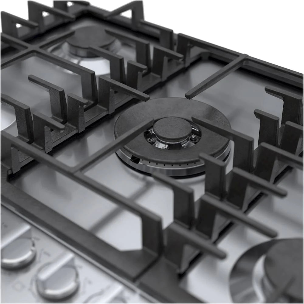 Bosch - 800 Series 30 Built-In Gas Cooktop with 5 burners - Silver