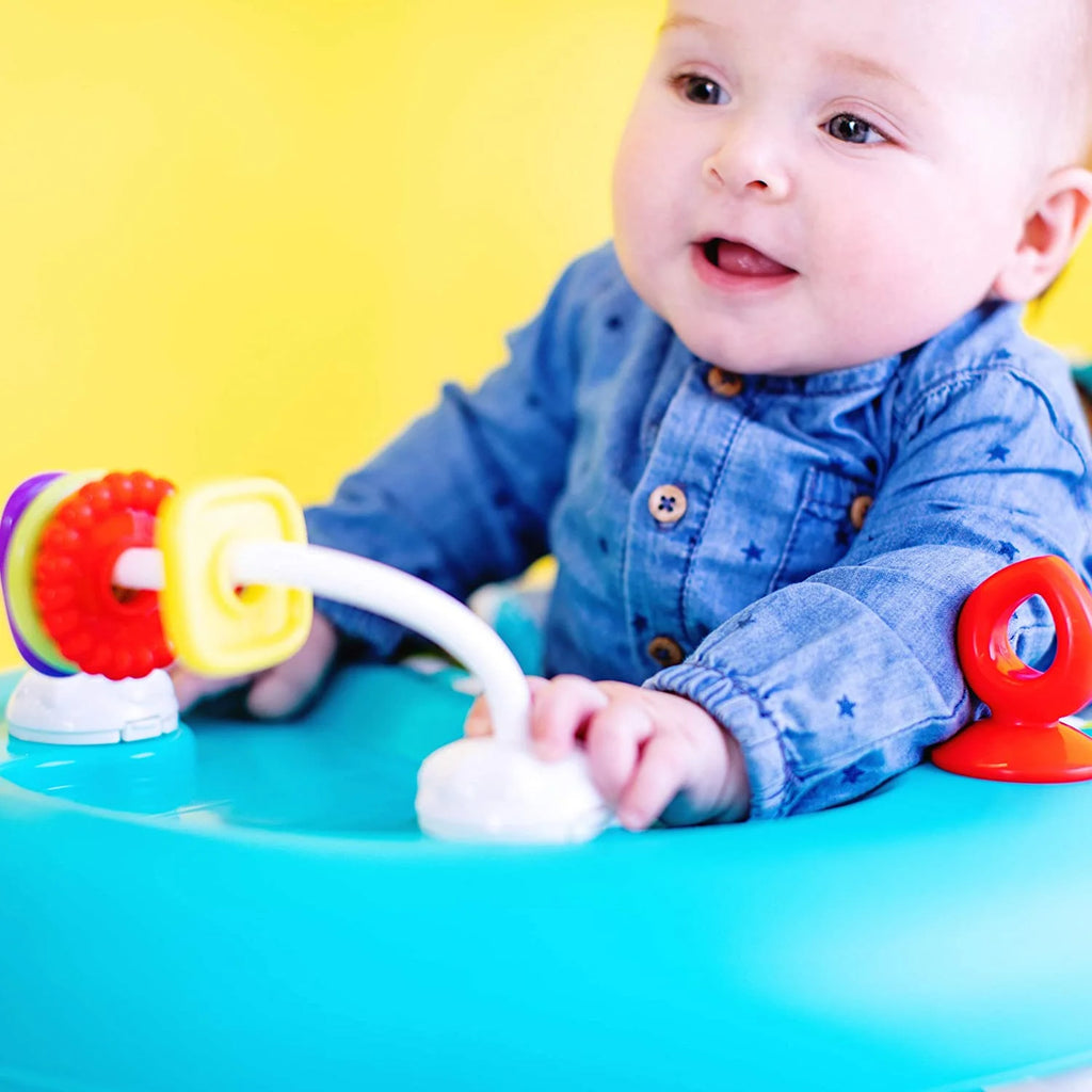 Bright Starts Giggling Safari Walker with Easy Fold Frame for Storage， Ages 6 Months 💝 Last Day For Clearance