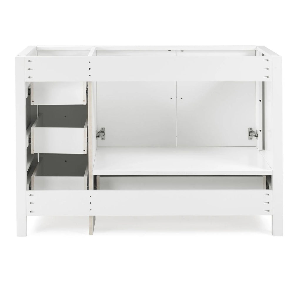 Alaterre Furniture Williamsburg White Vanity Cabinet