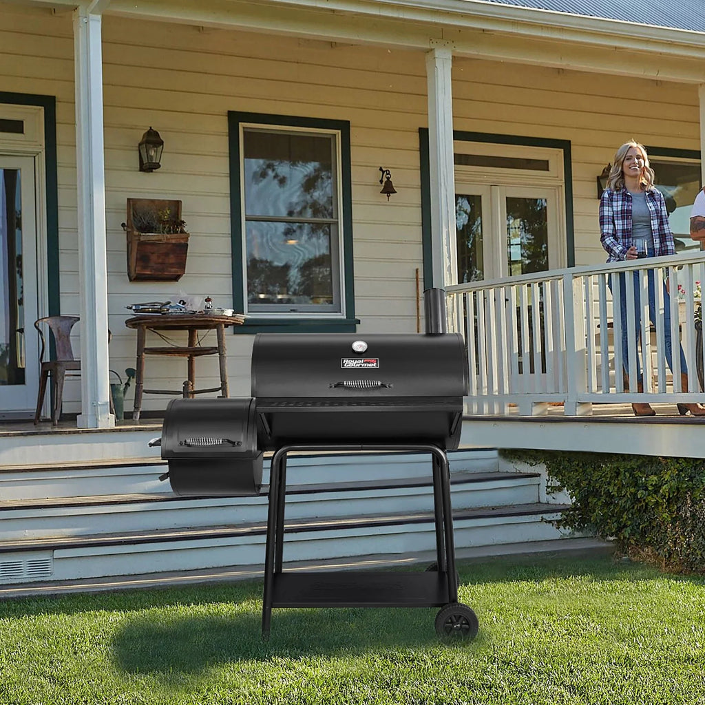 Royal Gourmet 30 CC1830F Charcoal Grill with Offset Smoker