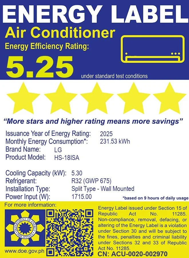 2 HP Split Air Conditioner Inverter with Modern Design