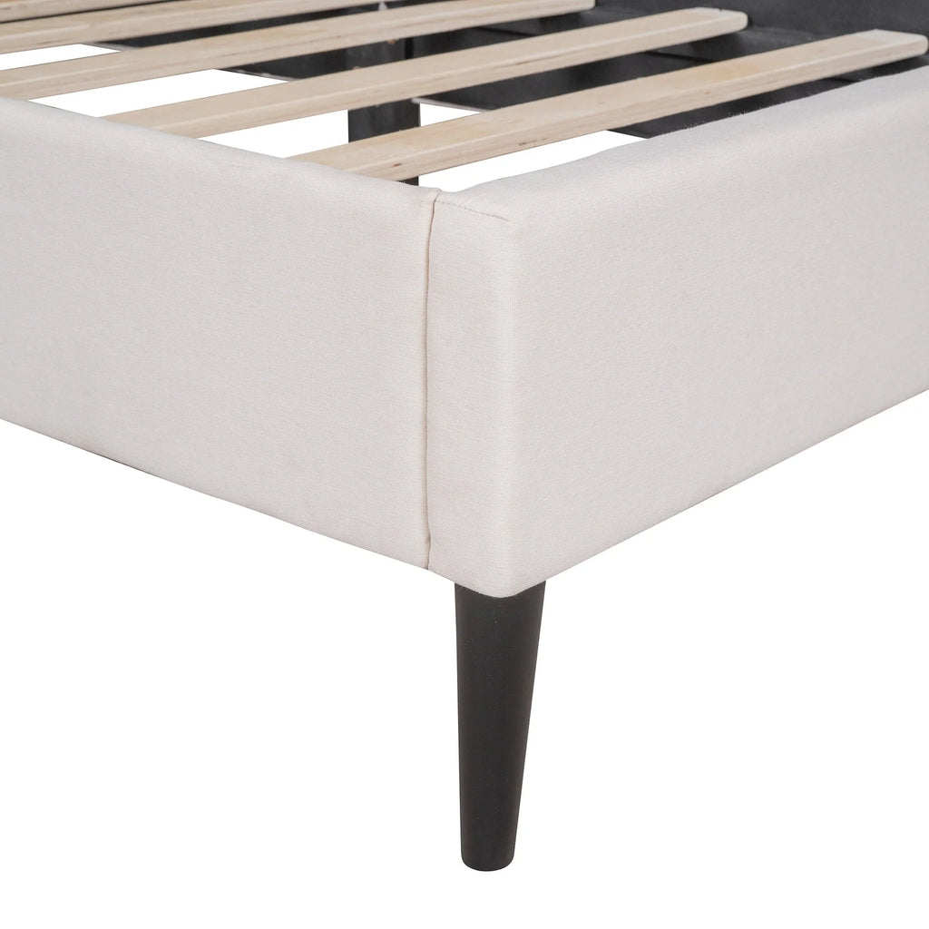 Button-Tufted Platform Bed - Twin Size - Upgrade Your Bedroom