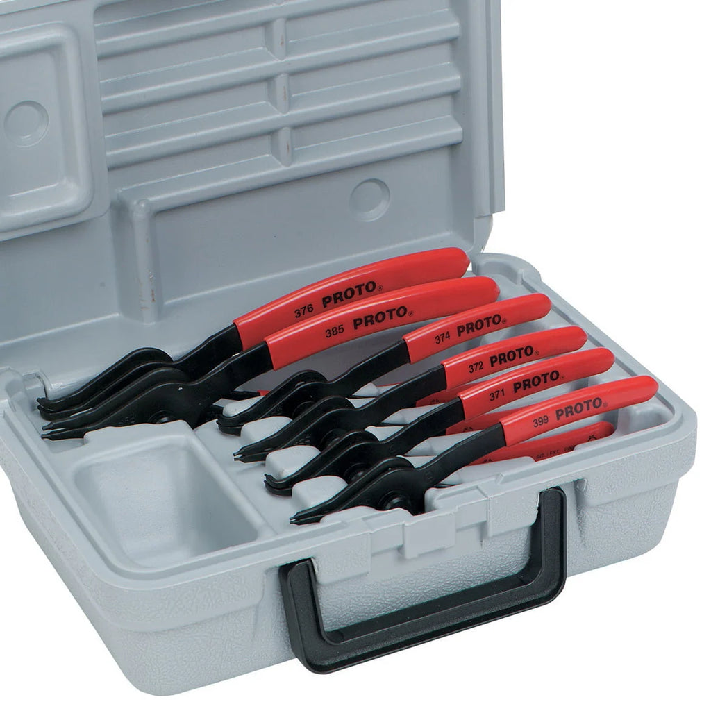 Proto Convertible Retaining Ring Pliers Sets, 90°; Straight Tip
